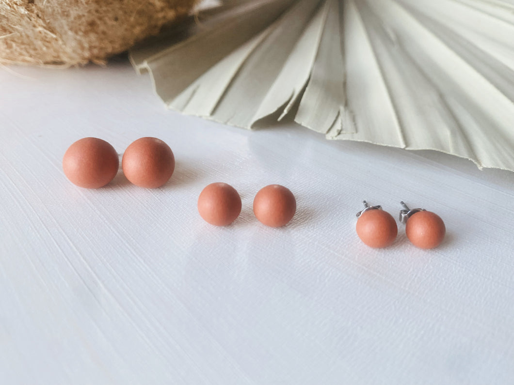 Terracotta Claymer Studs